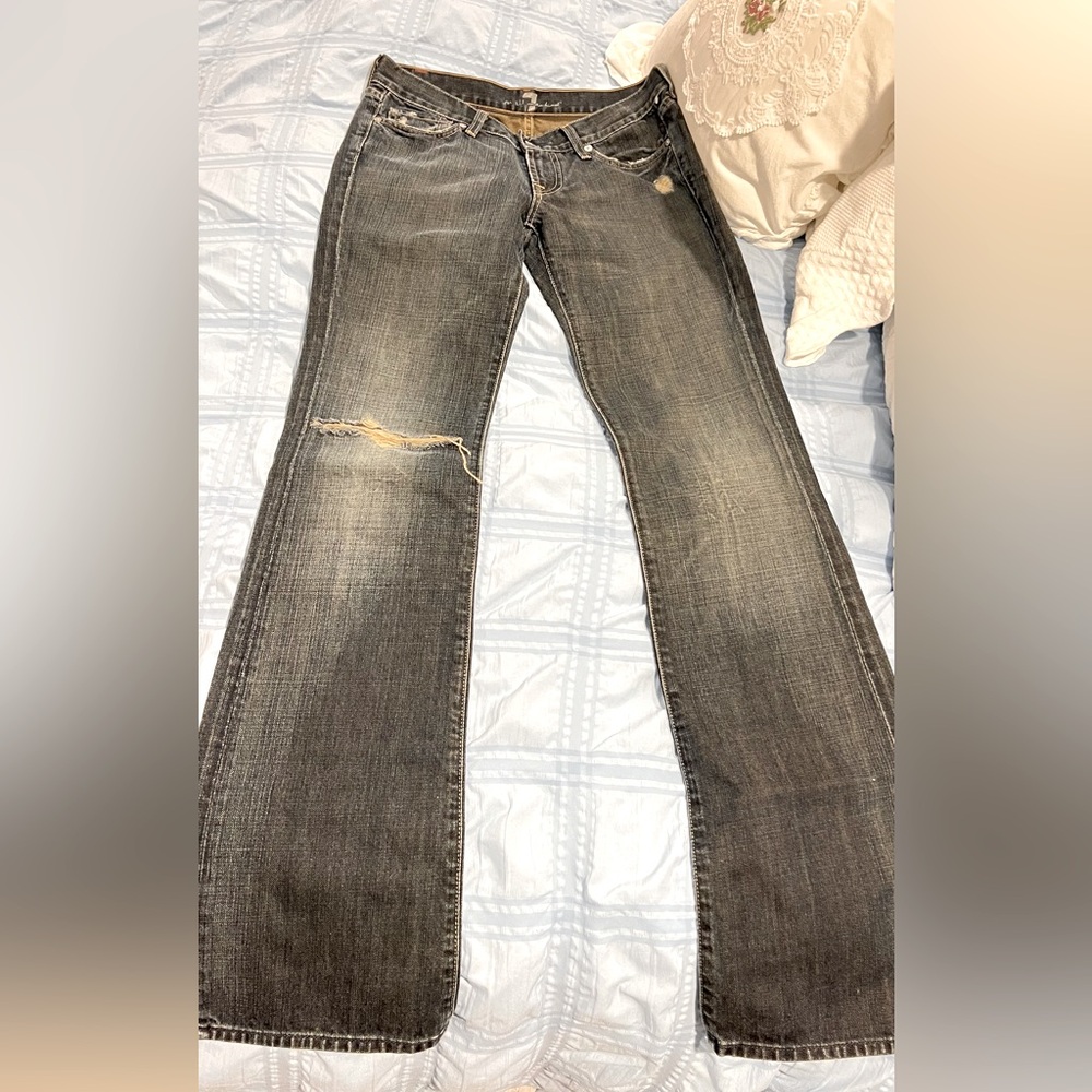 Y2K SEVEN 7 for all mankind jeans sz 28